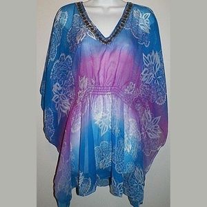 Women's One Size Angel Wing Bathing Suit Cover Top